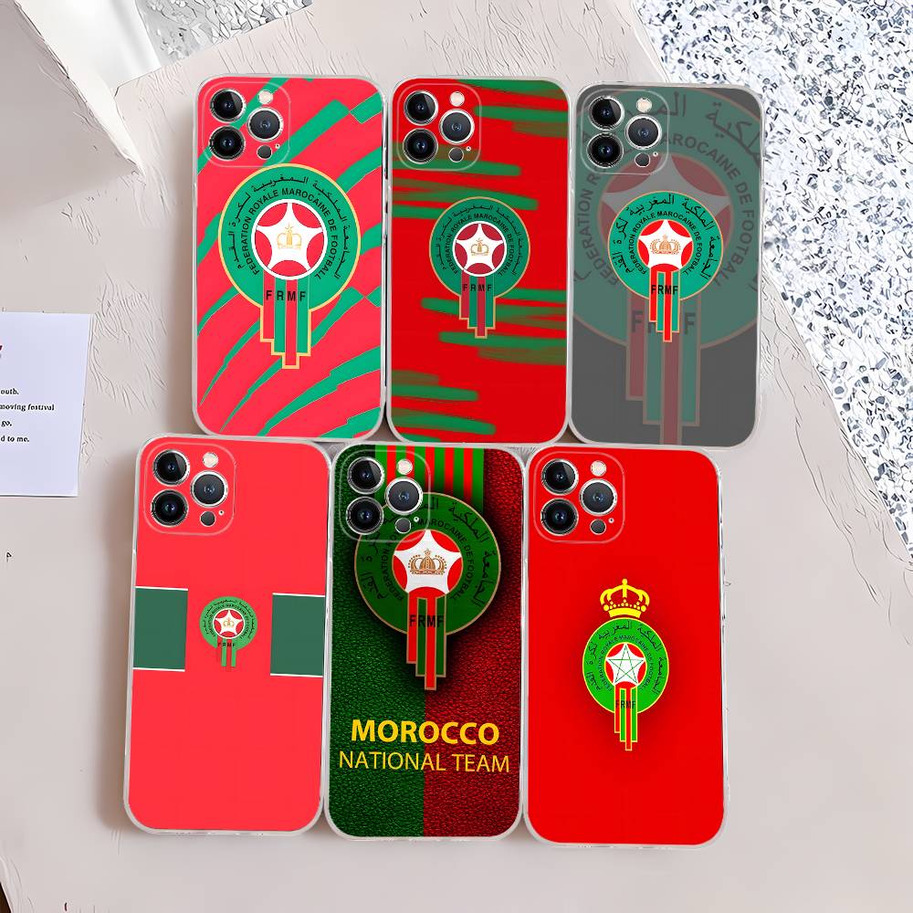 Чехол для телефона с флагом Марокко для iPhone 17 16 15 Plus 14 13 Mini 12 11 Pro Max Мягкий чехол