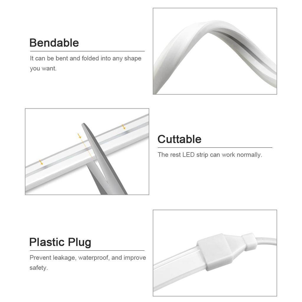 Настоящая силиконовая трубка 24 В неоновая светодиодная лента портативный датчик движения PIR переключатель DIY шкаф спальня лестница ночная подсветка