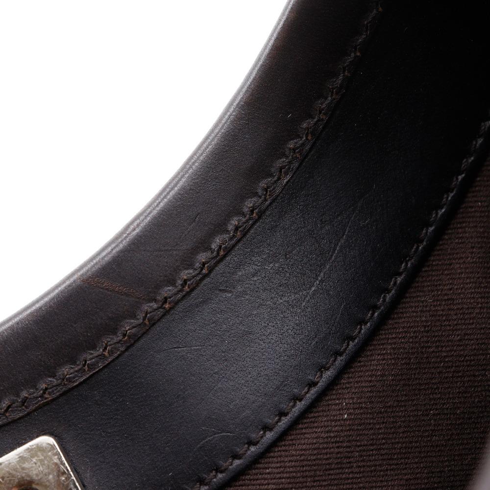 GUCCI Semi-Shoulder Shoulder Bag 1669 Brown GG canvas Women Used