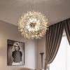IRALAN Modern Crystal Dandelion Chandelier Lighting Pendant Lamp For Living Room Dining Room Home Decoration