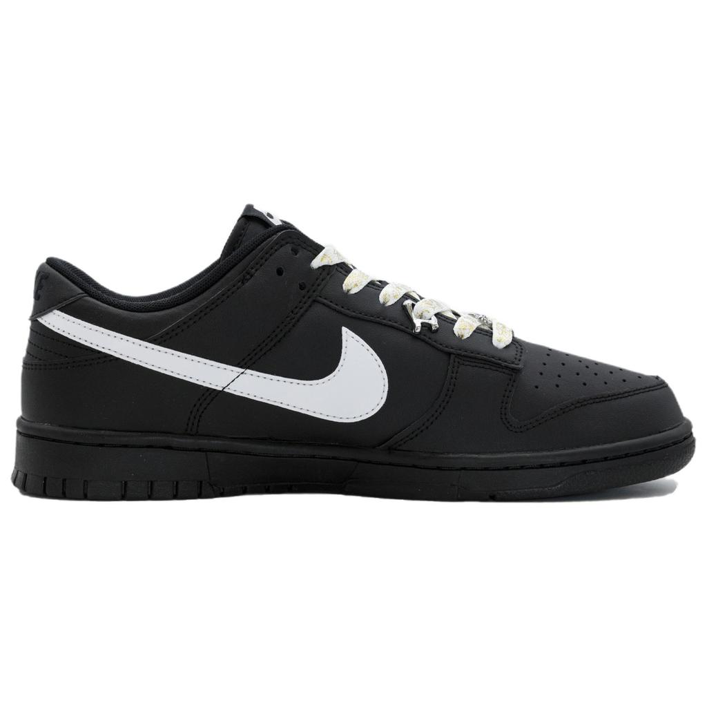 Nike Dunk Auspicious Clouds Leather Abrasion Resistant Low top Skateboard Shoes Men's Black IO7606-010 (Team919-)