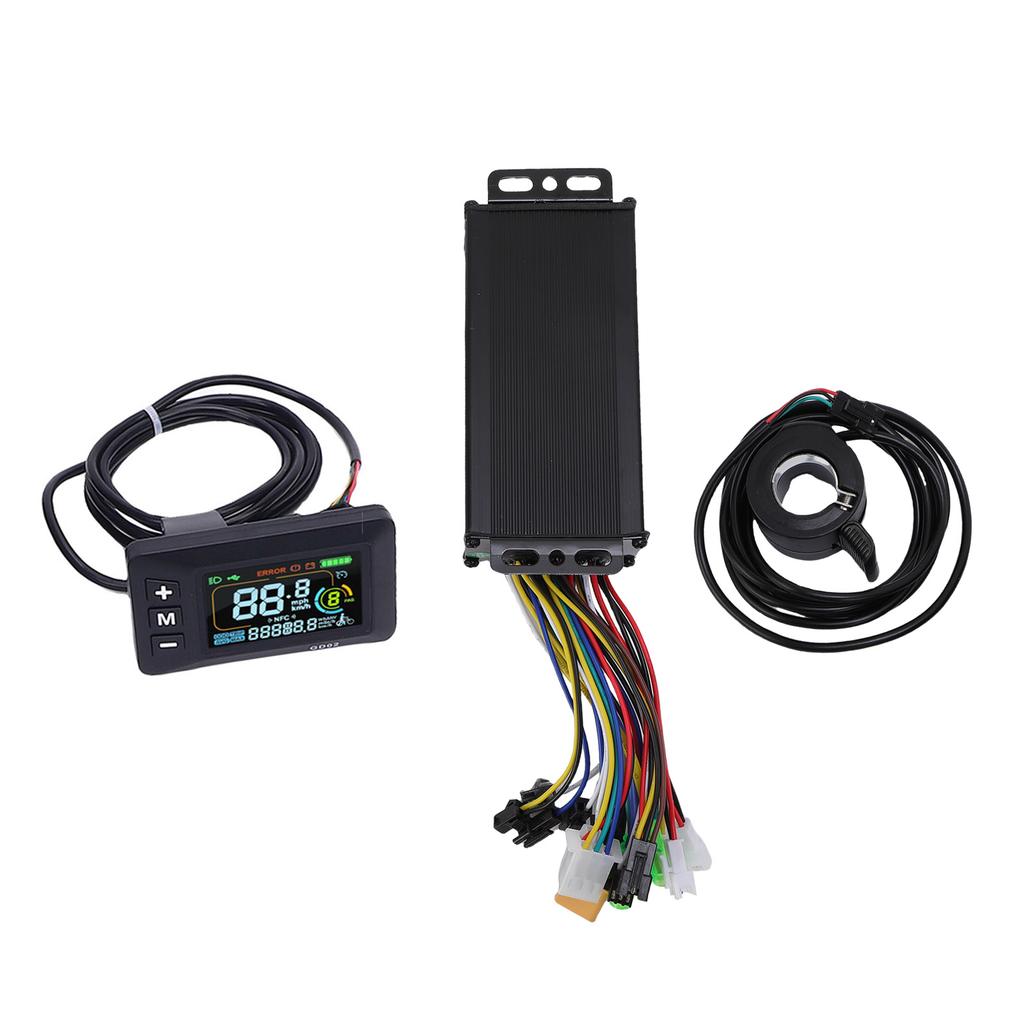 Контроллер для электросамоката 22A Синусоидальный 3-режимный контроллер с цветной ЖК-панелью дисплея GD02 130X