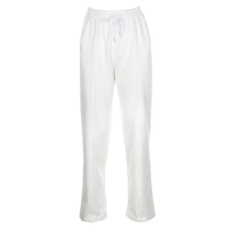 European And American Women'S Street Instagram Style Pockets, High Waist, Loose Fit, Slimming Denim Pants, Casual Pants