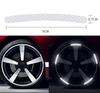 Светоотражающие предупреждающие наклейки для колес автомобиля 20 шт. Универсальные светящиеся декоративные полосы для мотоциклов и велосипедов