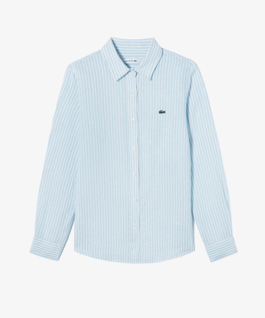 LACOSTE Women'S Regular Fit Linen Shirt Cf005E-56G Hbp