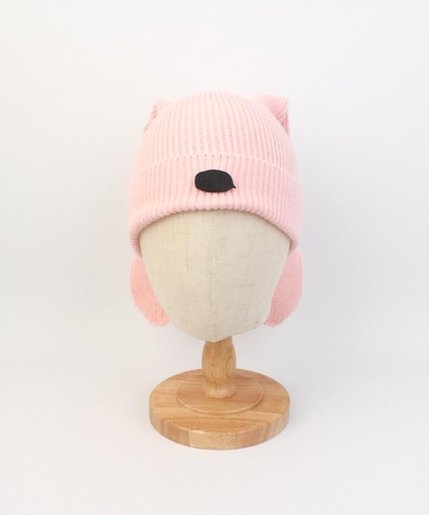 UNIVERSAL CHEMISTRY Rabbit Short Ear Pink Beanie Cat Beanie
