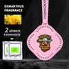 Perets Автомобильный ароматизатор, подвесной освежитель воздуха, подвесной светильник для заднего вида автомобиля, долговечные таблетки для ароматерапии, дезодорант для автомобиля