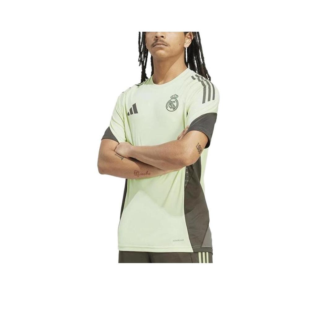 adidas Реал Мадрид Футболка с коротким рукавом, спортивная, модная, с круглым вырезом, мягкая, мужская, топы JP3977