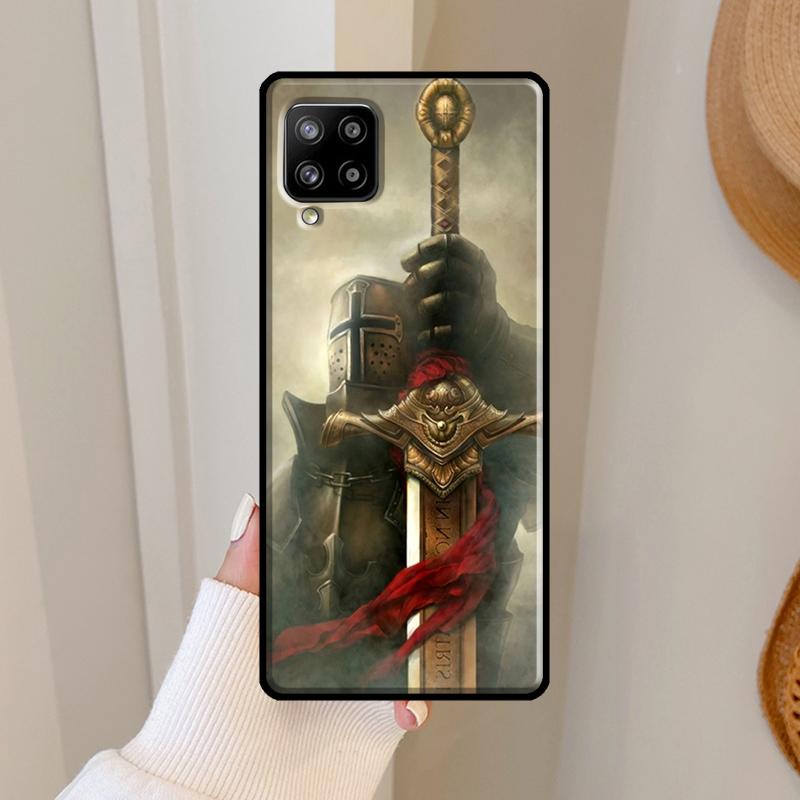 Knights Templar Case For Samsung Galaxy A56 A36 A06 A13 A32 A12 A22 A52 A35 A26 A16 A55 A15 A54 A34 A14 A53