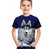 4-15Y Boys Girls 3D Tee Shirt Short Sleeve Top Summer Tees Children Casual Cartoon Kids T-shirts