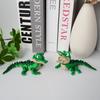Реалистичная маленькая статуэтка-игрушка крокодила 3D-печать Игрушка Суставы Подвижный Крокодил Зоопарк Маленькое Животное Настольный Декор Детский Забавный Подарок