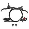 BULLSPANN 1 Set Bicycle Brake Accessories Aluminum Alloy Brake Handlebar Rear Left Front Right Brake Lever and Brake Wire for Road Bike MTB Black