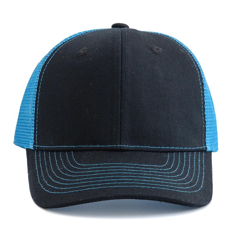 For Men & Women Gender Neutral Two Tone Cap Curved Brim Style Trucker Hat Men & Women Casual Outdoor Air Permeable Ventilated Summer Cap