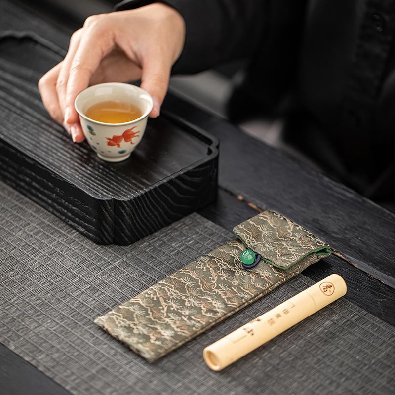 Цветной парчовый мешочек для благовоний в китайском стиле, мешочек для хранения инструментов и аксессуаров для курильницы