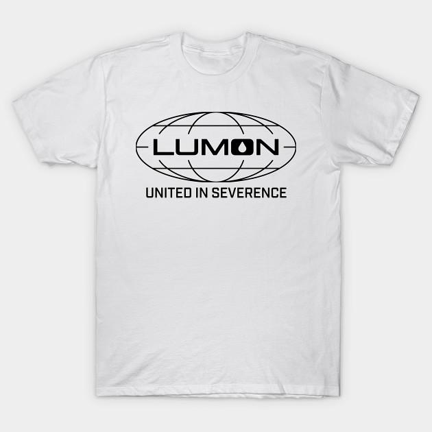 Men Black Print T-shirt Lumon United In Severence No-Cut Heat Transfer Print Cotton Tshirt