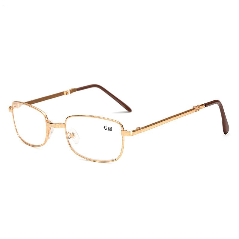 Складные квадратные очки для чтения для мужчин и женщин, портативные очки с футляром, диоптрии +100 +150 +200 +250 +300 +350 +400