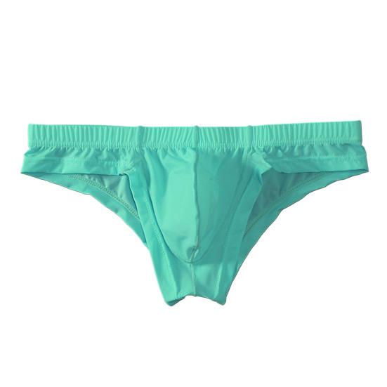 Мужские трусы с низкой талией, тонкие, однотонные, с отличной воздухопроницаемостью, U-образные, эластичные, быстрые