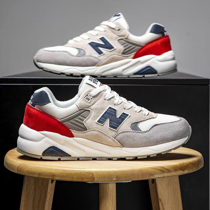Мужские ретро-кроссовки для бега и повседневной носки New Balance NB580 - Крутые, Универсальные, Модные Кроссовки