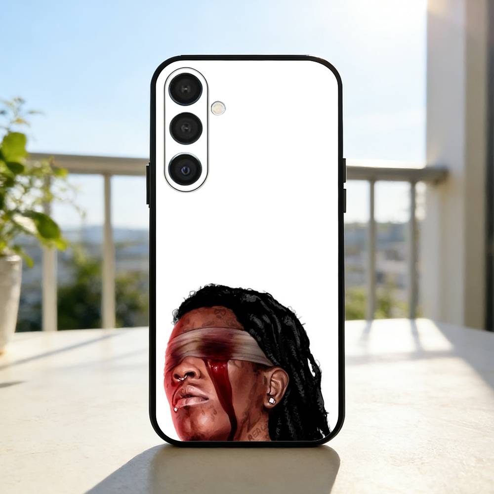 Y-Young T-Thug UY SCUTI Чехол для телефона Samsung A73,72,71,53,52,51,22,91,80, Мягкий черный чехол