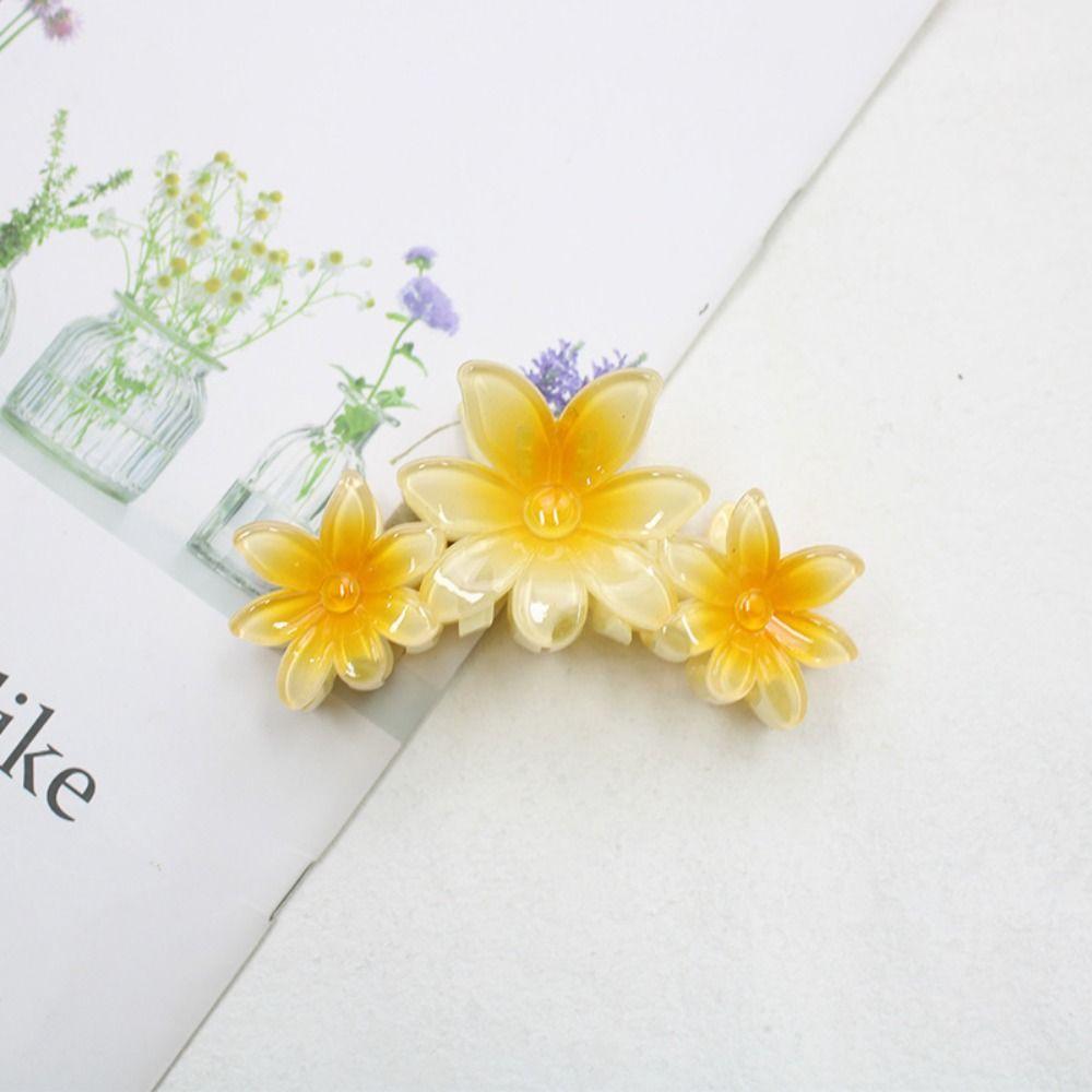 Bauhinia Flower Hair Claw Clip Acrylic Hair Clip 2024 Headwear  Hawaiian Hair Accessory