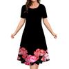 2025 New Floral Graphic Printing Ladies Dress Elegant Midi Dress Summer Dress Plus Size Women's Fashion Clothing