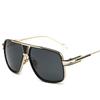 Luxury Women Sunglasses with Mirrored Lenses for Women Retro Vintage Square Designer Shades