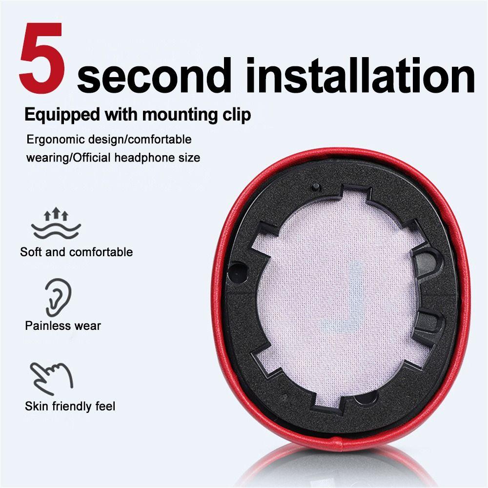 1 Pair Soft Headset Earmuffs Ear Cushion Earbuds Cover Ear Pads Headphones Accessories