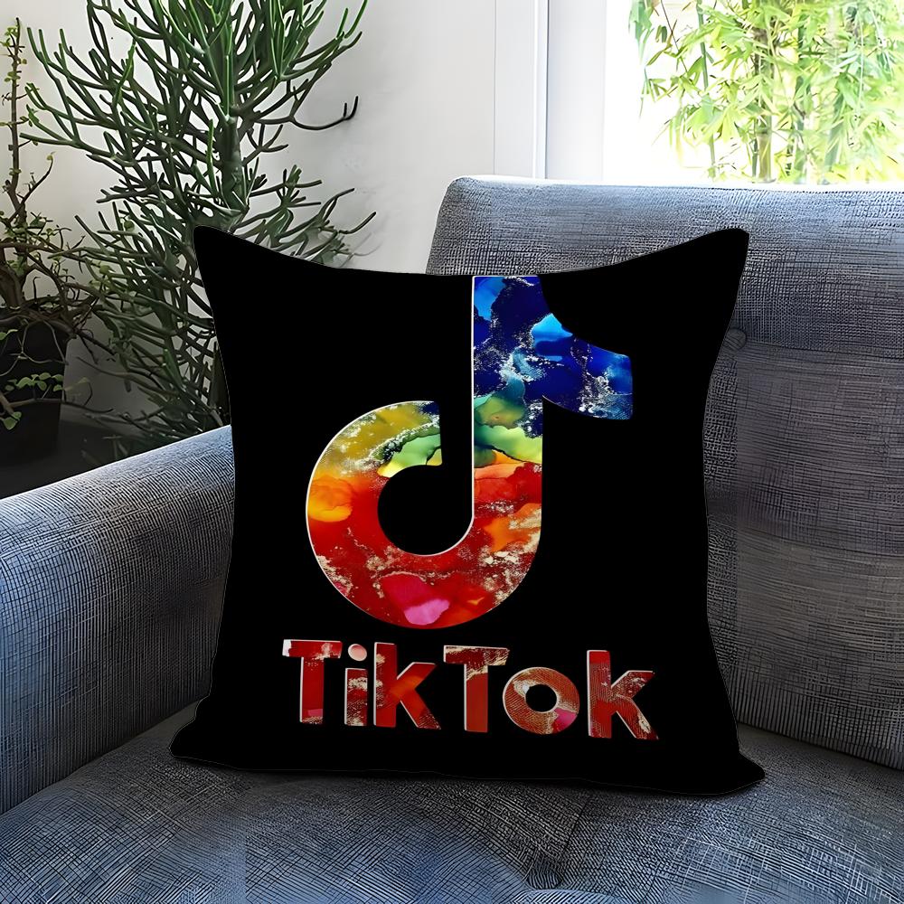 Чехол для подушки T-TikTok-K Удобный двусторонний чехол для подушки Идеально подходит для автомобиля, дивана, спальни и многого другого