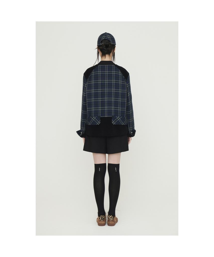 Lucky Chouette Corduroy Mix Neck Ribbed Check Jumper (Multi Color) Lfuas25250Xxx