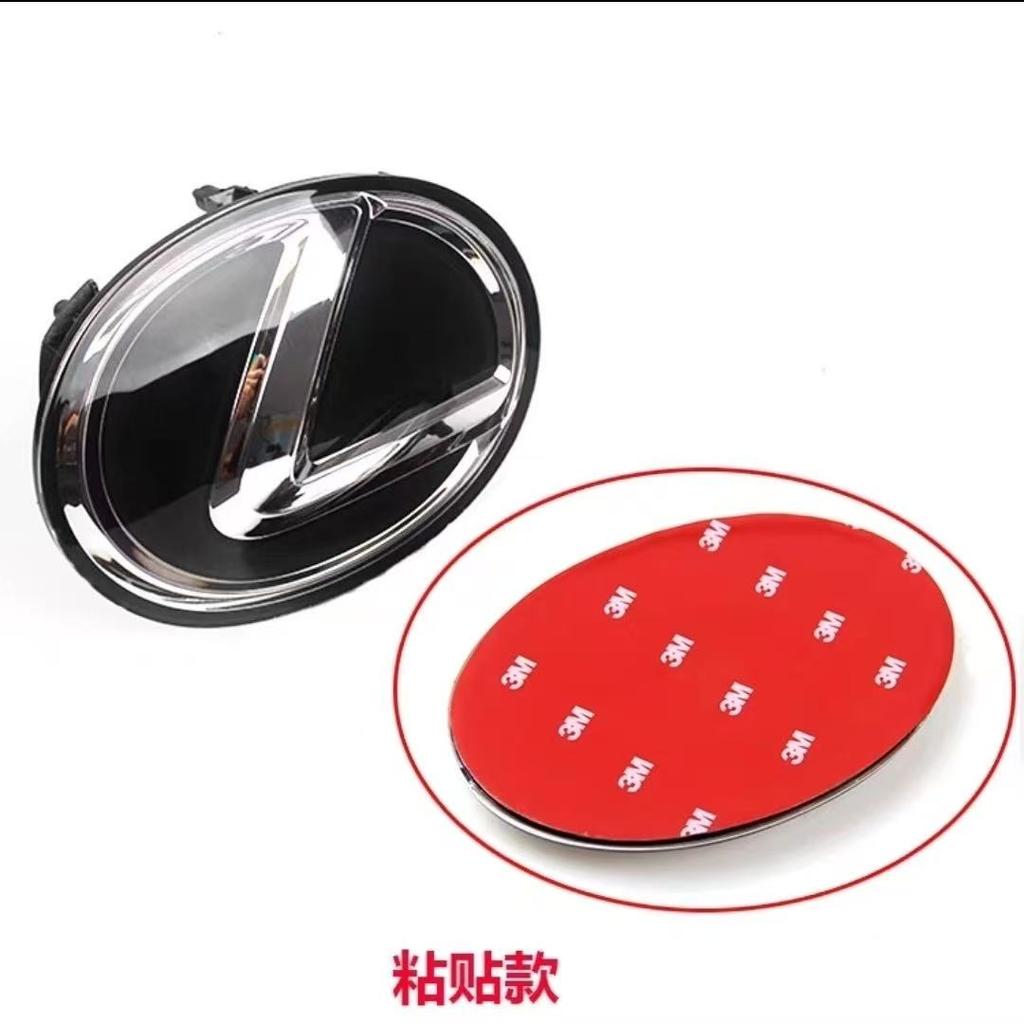 FDL4 13/16.3/17.5cm No Acc Radar Emblem Sticker for Lexus Front & Rear Trunk Badge Fit CT200H IS250 ES GS UX RX IS GX470 RX400 ES200