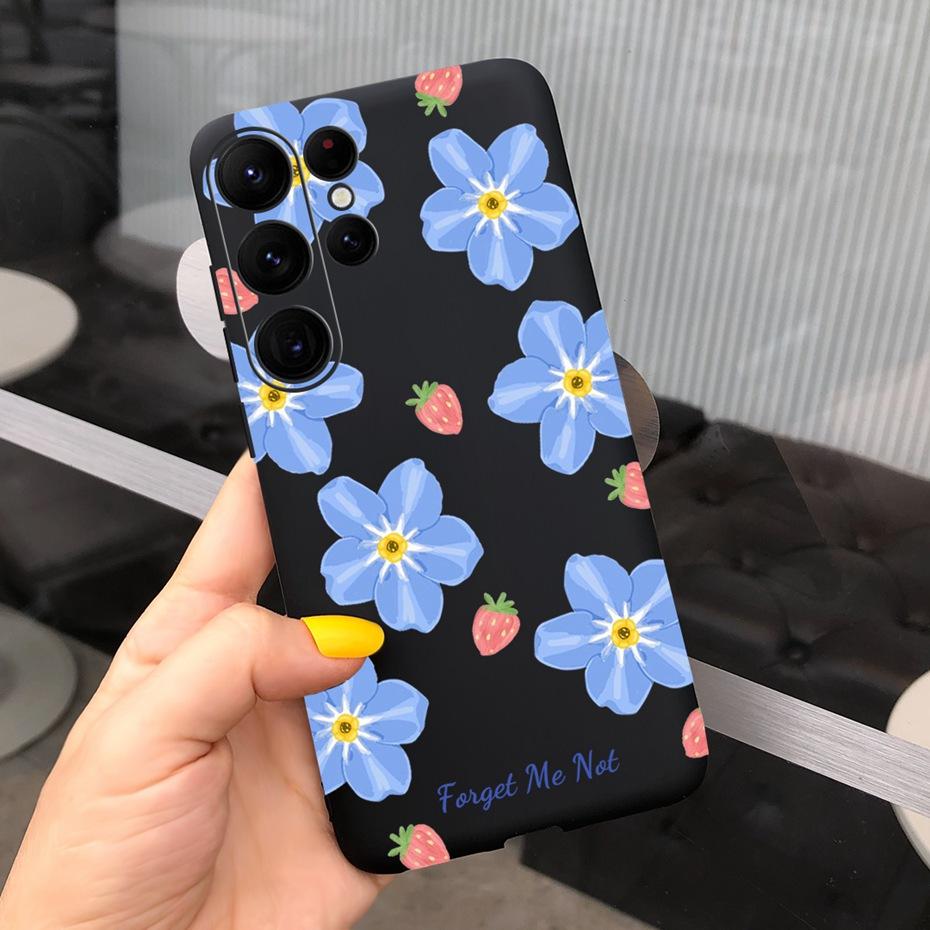 Силиконовый чехол для телефона Samsung S23 Ultra 5G Чехлы для телефона Милая печать Мягкая ТПУ крышка для Samsung Galaxy S23 S 23 Plus S23+ Coque