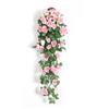 Good Home Decor Home Garden Decor Hanging Rose Flowers Vine Plant Indoor Fake Artificial  Flower Outdoor
