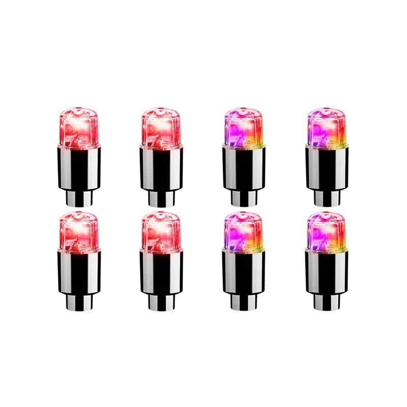 Автомобильный красочный 2 шт. Hot Wheels интеллектуальный двойной датчик шин лампа крутой колесо лампа колесо дуга фонарь клапан Hot Wheels лампа