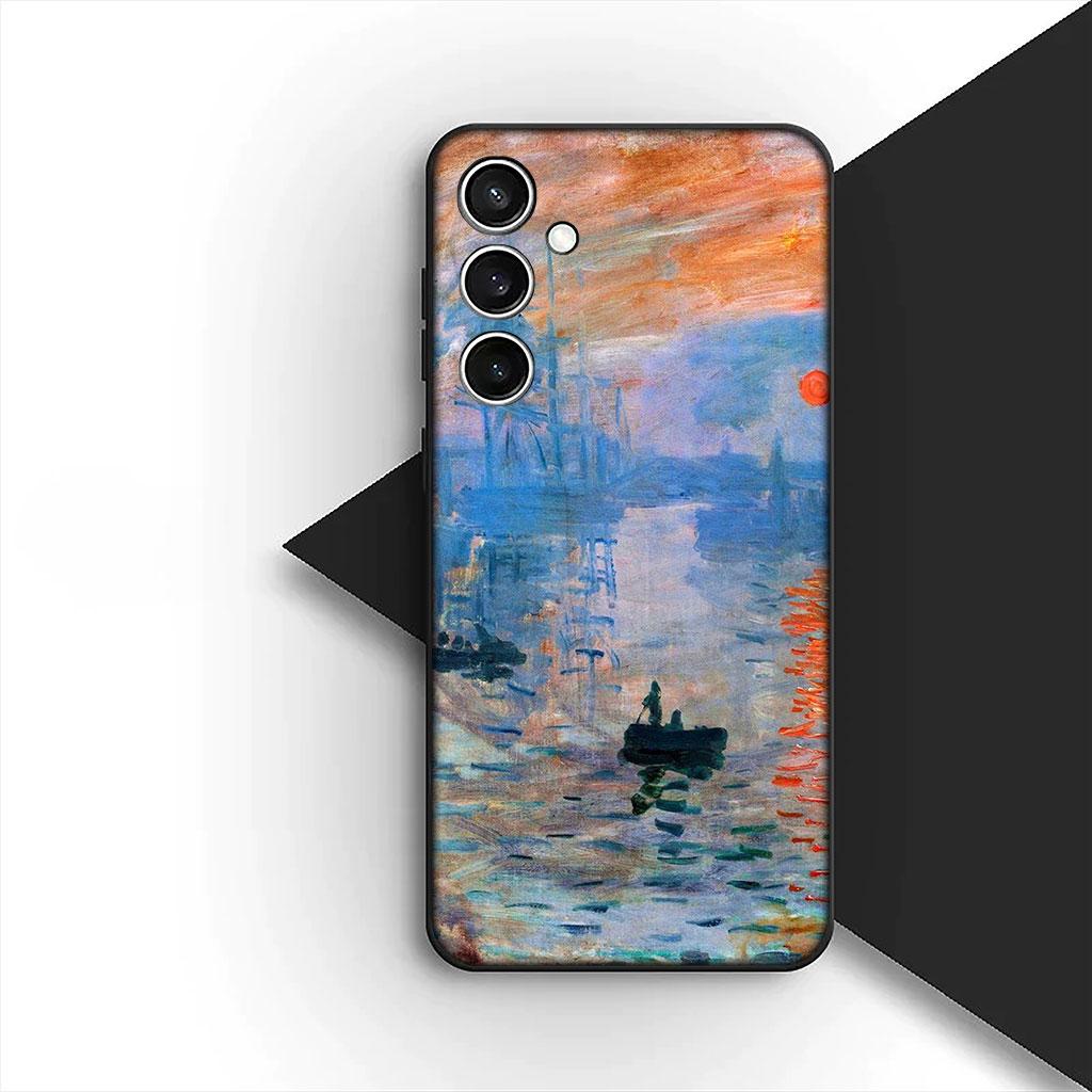 Phone Cover for Motorola Moto Edge 70 60 Fusion NEO Pro G Stylus G56 G96 G04 G05 20 Case Claude Monet Impressionism Painter