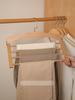 Real Wood Multi-Functional Multi-Layer Clothes Hanger No Trace Anti-Slip Tie Scarf Towel Storage Rack Clothes Hanger