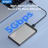 Высокоскоростной внешний жесткий диск USB 3.0 Компактный и прочный 2,5-дюймовый твердотельный накопитель с кабелем USB-C на USB-A для планшетов, игр, файлов, видео