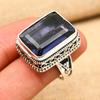 Iolite Gemstone Handmade 925 Sterling Silver Ring Jewelry For Memorial Day