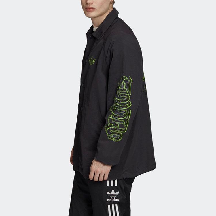Adidas Originals Jackets Men's Black Lapel Moderate Other (Unisex) Jackets GK5922