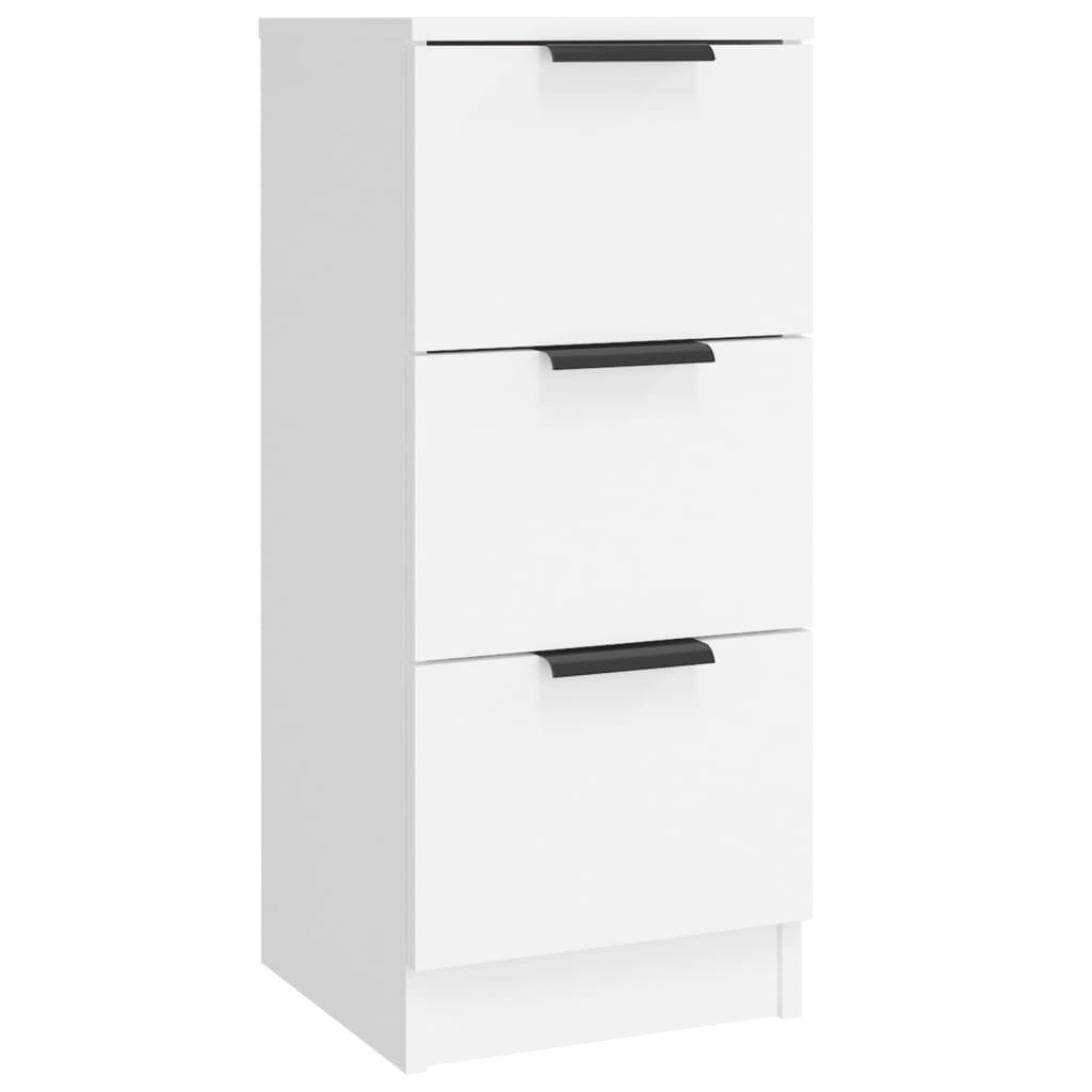 Sideboards 3 pcs White Particleboard