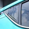 For Toyota C-HR CHR 2016 2017-2021 ABS Plastic Rear Window Quarter Louver Cover Side Vent Trim Car Adhesive Accessories Parts