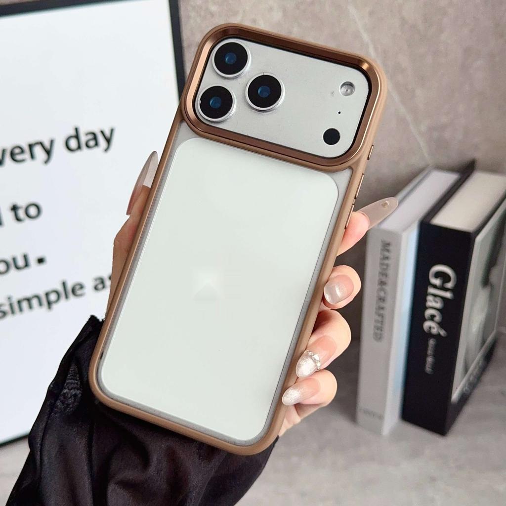 Прозрачный силиконовый бампер противоударный чехол для iPhone 17 Air 16 15 14 13 12 11 Plus Pro Max Металлическая защита камеры Жесткие крышки