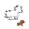 Horse Cowboy Cookie Cutter Mould Stainless Steel Pony Horseshoe Cowboy Shapes Biscuit Mold Fondant Pastry Decor Baking Tools