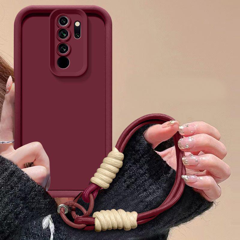 Для Xiaomi Redmi 9 Prime Чехол Xiaomi Redmi 9 Prime Чехол для телефона Плетеный шнурок Чехол с защитой типа "кожа на ощупь" Противоударный чехол