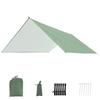YAPJEB Tent Ground UV Sun Mountain Storage Bag Included Tarp, Awning, Sheet, Multifunctional, Waterproof, Sheet, Protection, Shade, Lightweight,