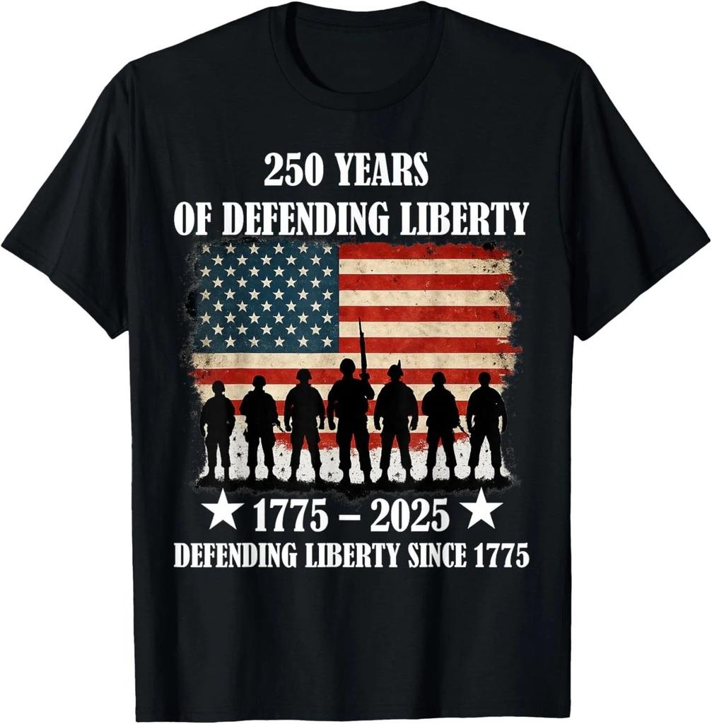 USA Army 250th Anniversary Patriotic T-Shirt