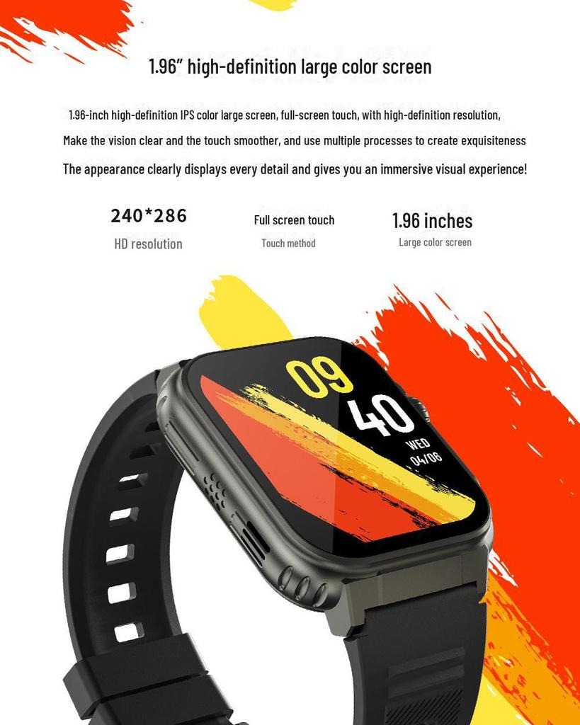 Умные часы A70: Звонки по Bluetooth, воспроизведение музыки, мультиспортивные режимы, мониторинг сердечного ритма и артериального давления.