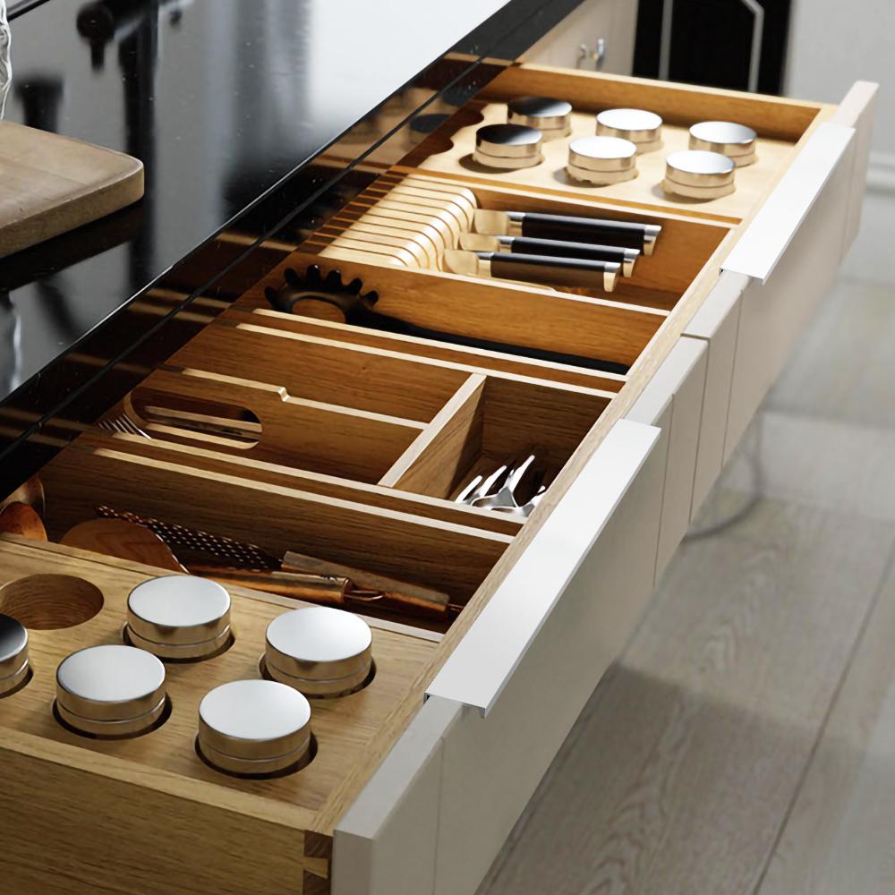 YONFIA 3699S Hidden Furniture Handles White Kitchen Cabinet Pulls Punch Free Handles for Cabinets and Drawers