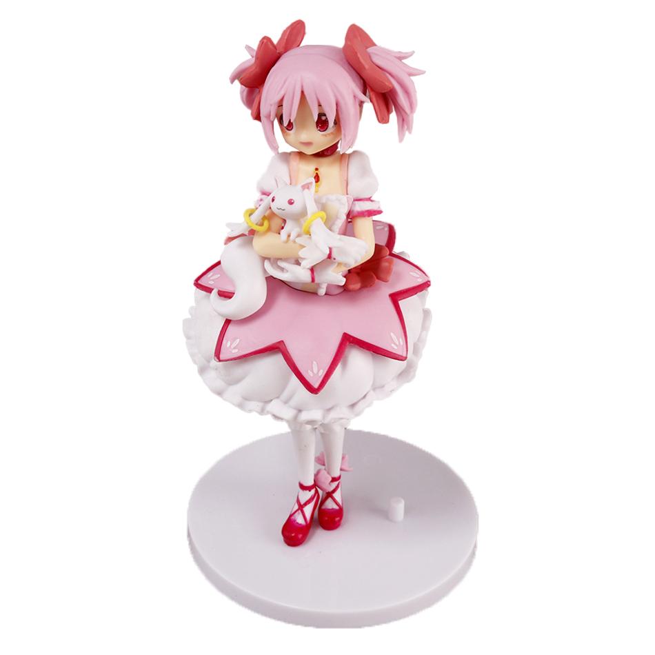 18 см Puella Magi Madoka Magica Аниме Фигурка Канаме Мадока Экшн-фигурка Магическая Девочка Модель Декор Статуэтка Куклы Игрушки Рождественский Подарок