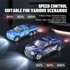 Remote Control Small Car, 1:64 Scale Off-Road RC Car, USB Rechargeable 2.4GHZ Three Speed Indoor Alloy Vehicle (8801B With Trailer)