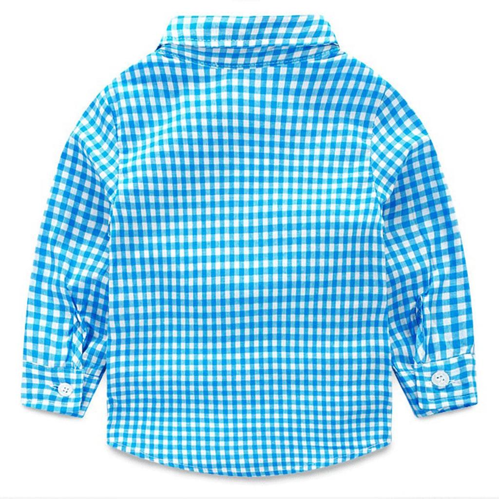 Комплект одежды для маленьких мальчиков, детский костюм джентльмена, топы + брюки, одежда на подтяжках